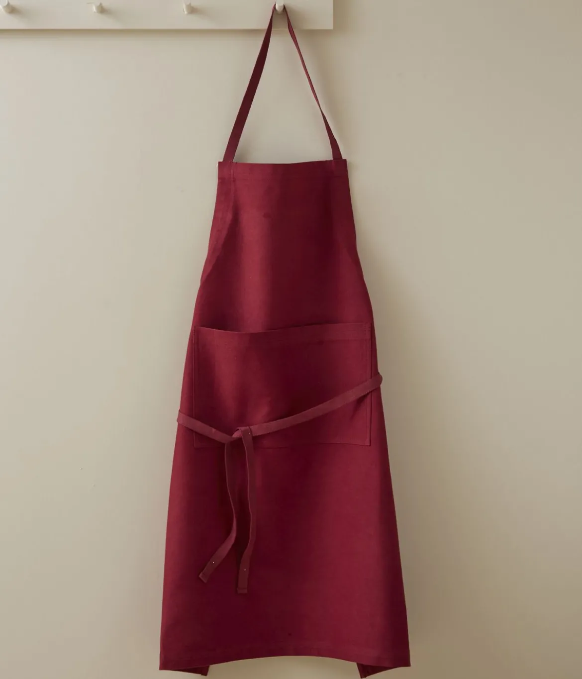 Tablier Aux petits oignons bordeaux