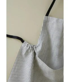 Tablier Aux petits oignons rayé