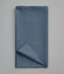 Taie de traversin coton bleu jean