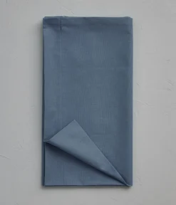Taie de traversin coton bleu jean 43x140 cm