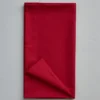 Taie de traversin coton rouge garance 43x140 cm