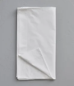 Taie de traversin percale blanche