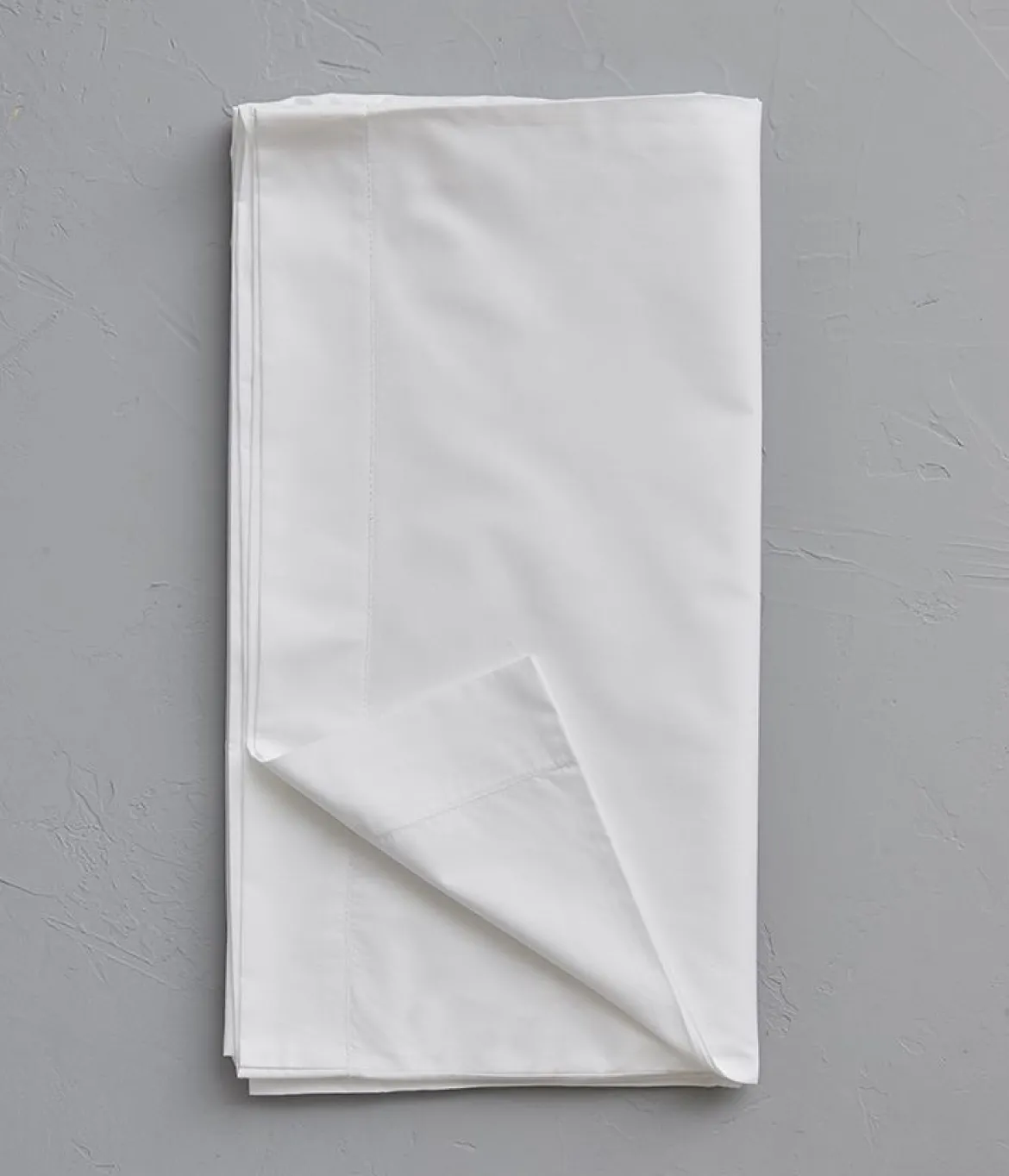 Taie de traversin percale blanche