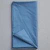 Taie de traversin percale bleue vague