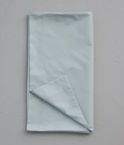 Taie de traversin percale bleu givré