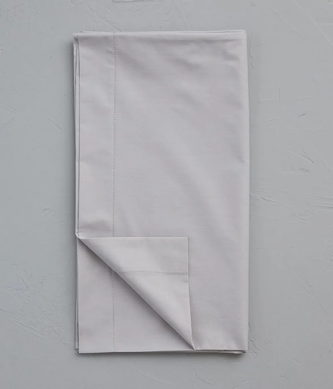 Taie de traversin percale gris duvet