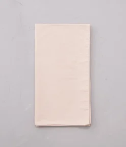 Taie de traversin percale lavée Rose nude