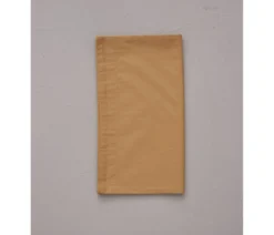 Taie de traversin percale lavée Marron cire