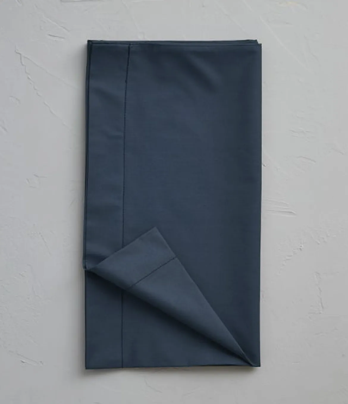 Taie de traversin percale pierre bleue