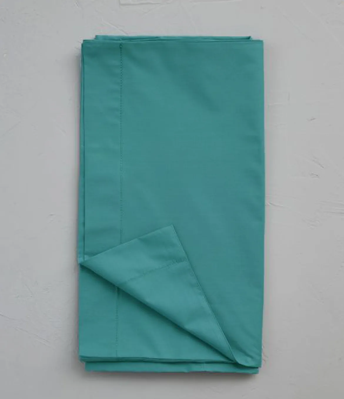 Taie de traversin percale vert émeraude
