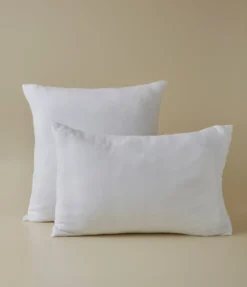 Taie d'oreiller blanc lin Tencel™