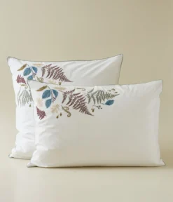 Taie d'oreiller brodée Sous-bois