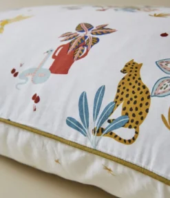 Taie d'oreiller enfant Jungle enchantée