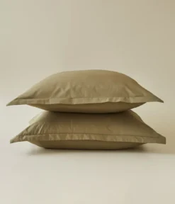 Taie d'oreiller vert avocat