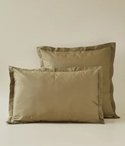 Taie d'oreiller vert avocat