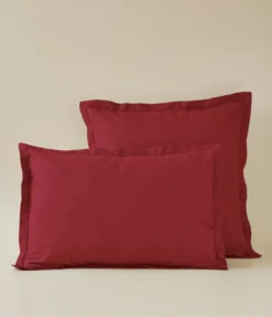 Taie percale Griotte