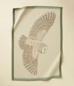 Torchon jacquard L'envol naturel