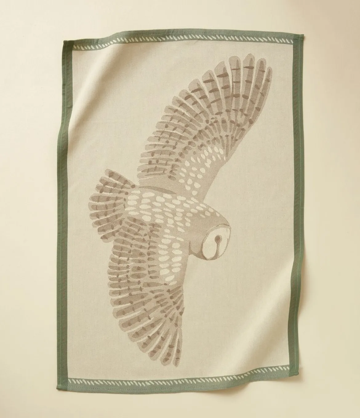 Torchon jacquard L'envol naturel