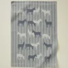 Torchon jacquard Rdv au pré bleu
