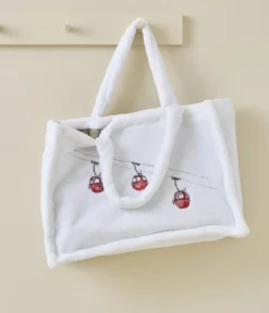 Tote bag brodé / Rdv au sommet