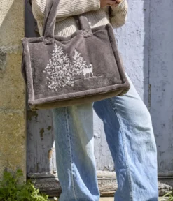 Tote bag brodé Trésor des forêts
