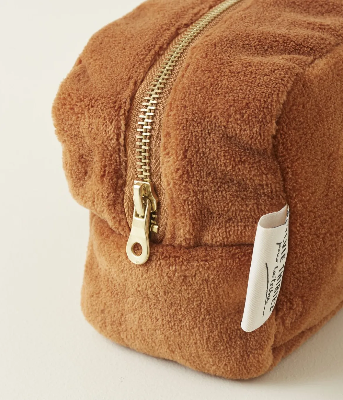 Trousse polaire Après-ski caramel