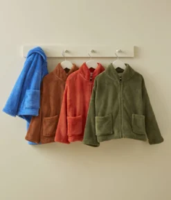Veste polaire enfant kaki