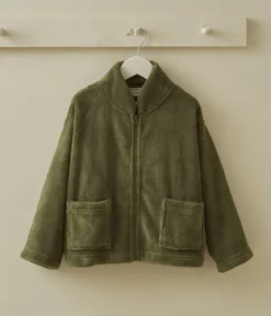 Veste polaire enfant kaki