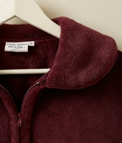 Veste polaire femme Aubergine