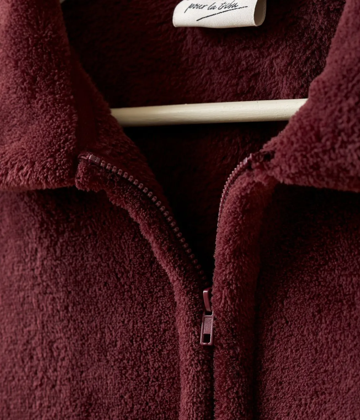 Veste polaire femme Aubergine