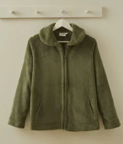 Veste polaire femme kaki