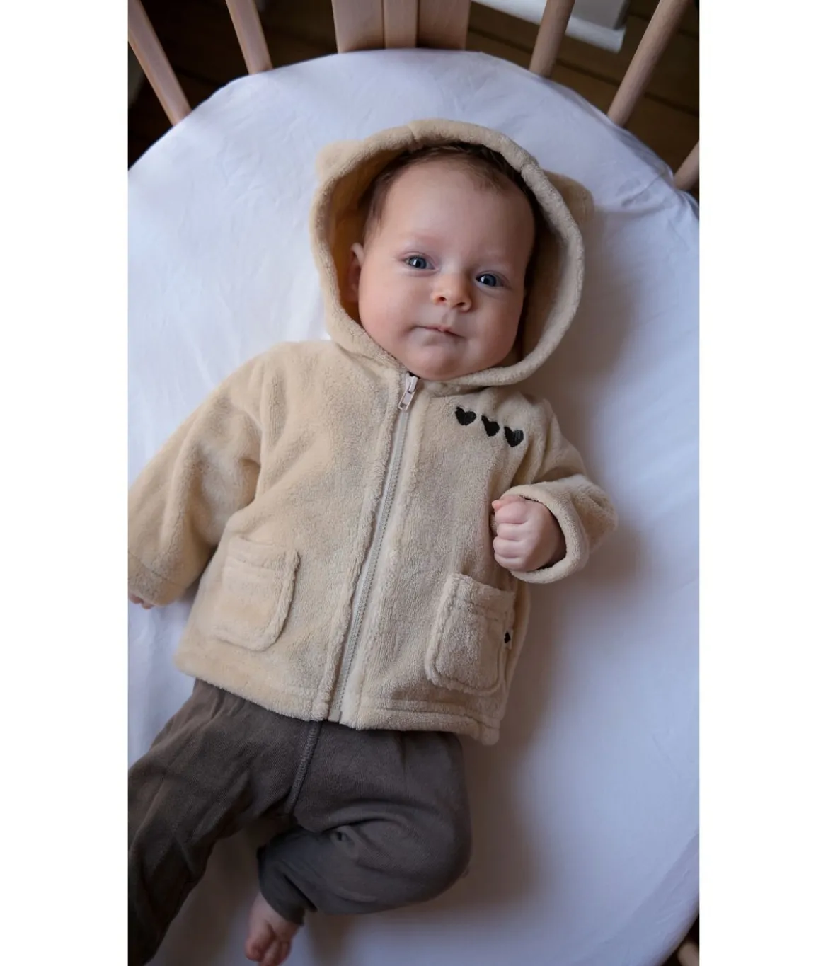 Veste polaire Petit coeur
